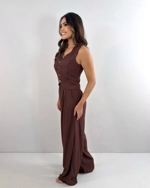 Conjunto Maelle - Marrom