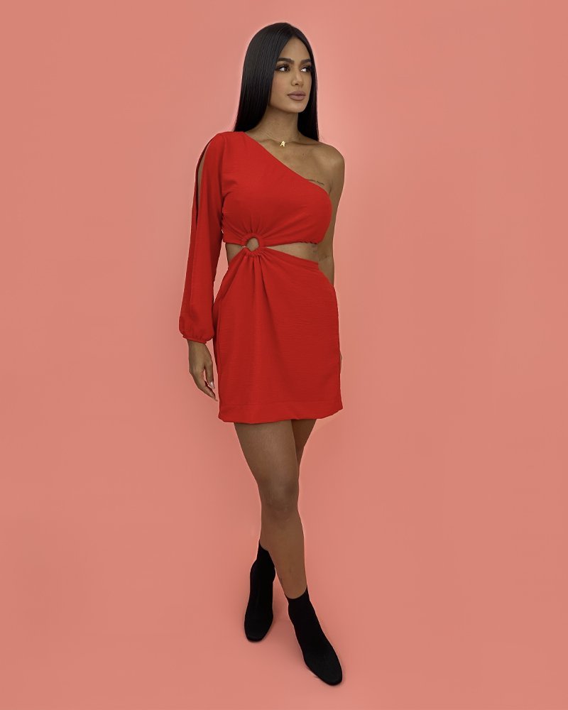 Vestido Rubi - Vermelho - Image 2