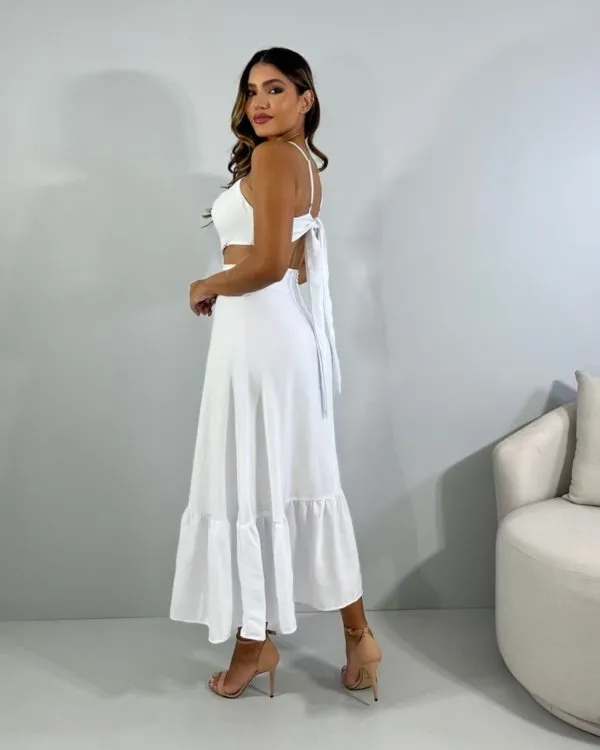 Vestido Aurora - Branco