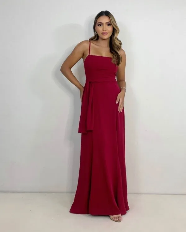 Vestido Lina - Marsala