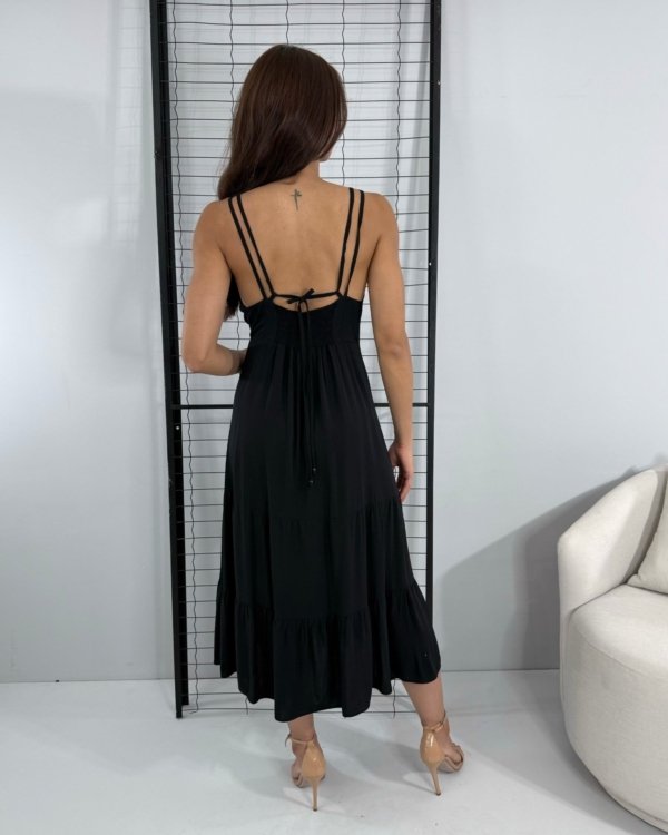 Vestido Madalena - Preto