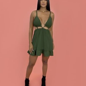 Vestido Nicole - Verde Militar - Image 2