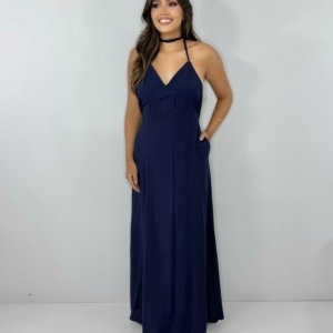 Vestido Victória - Azul Marinho - Image 2