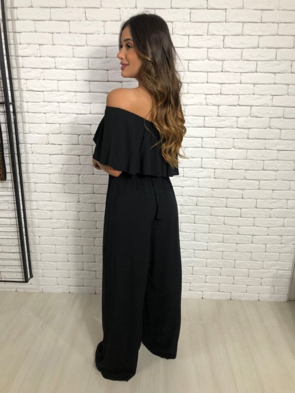 Macacão Luíza - Preto