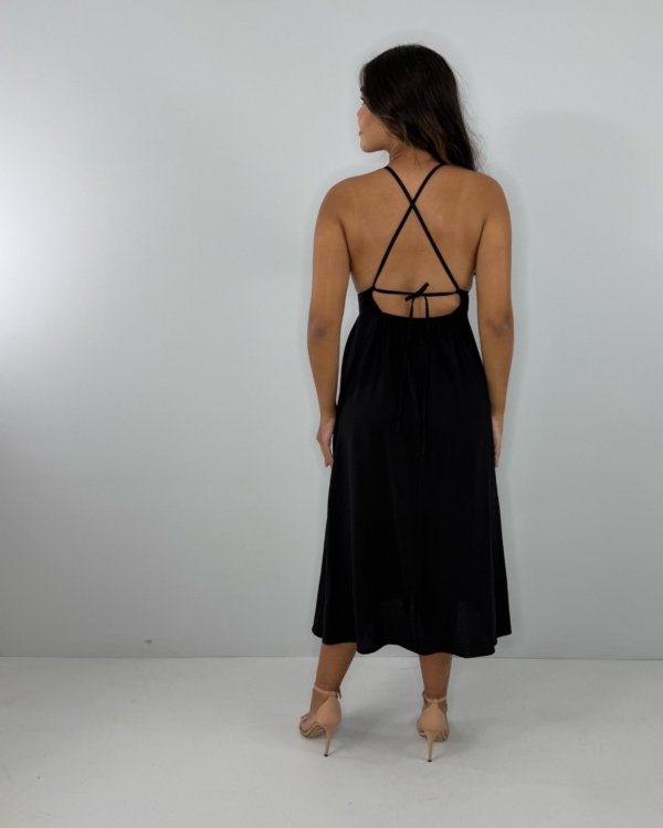 Vestido Heloína - Preto