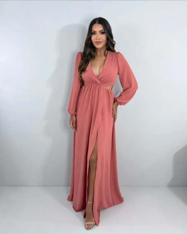 Vestido Magda - Rosê