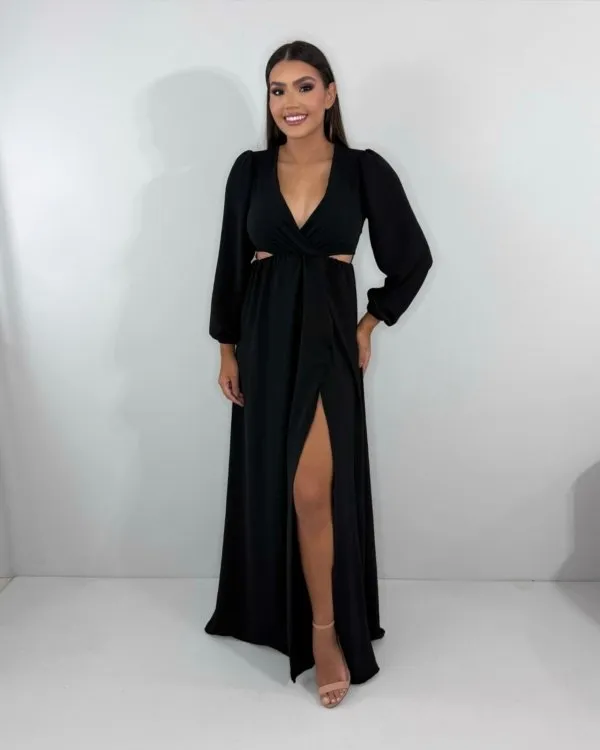 Vestido Magda - Preto