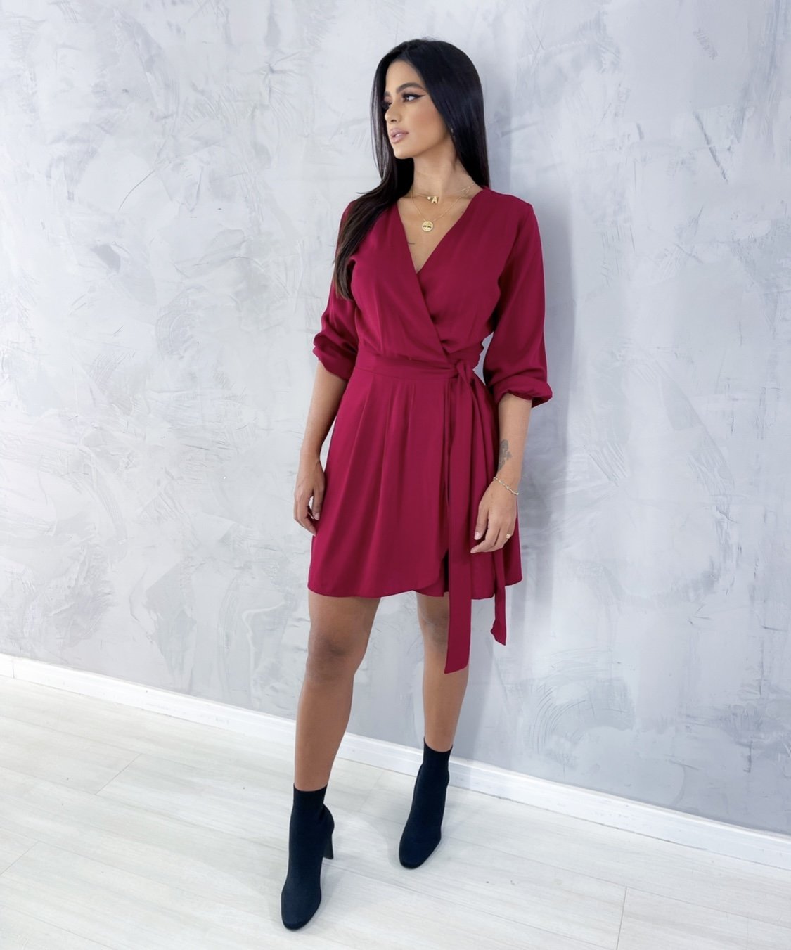 Vestido Tamara - Marsala - Image 1