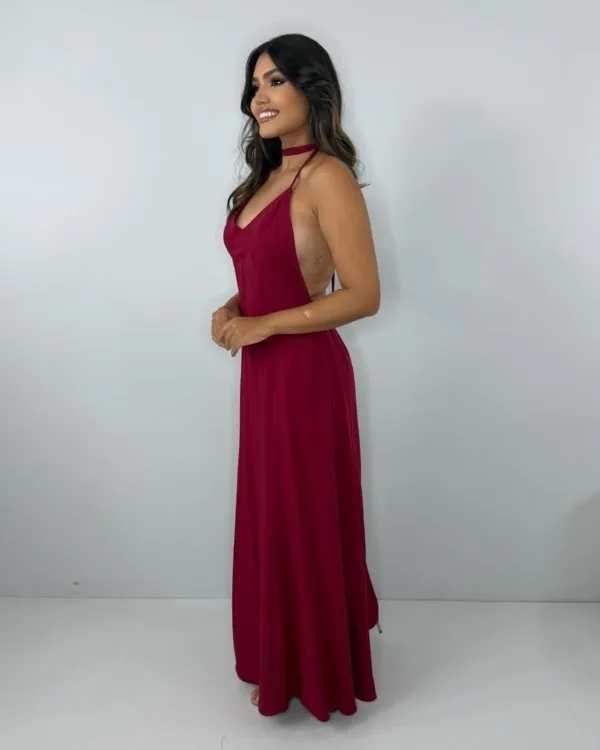 Vestido Victória - Marsala
