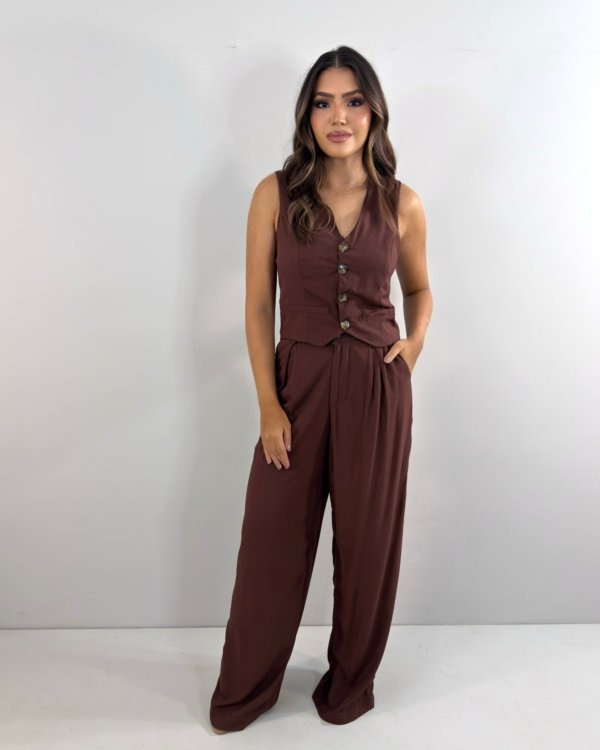 Conjunto Maelle - Marrom