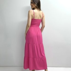 Vestido Jéssica Midi - Rosa Chiclete - Image 6