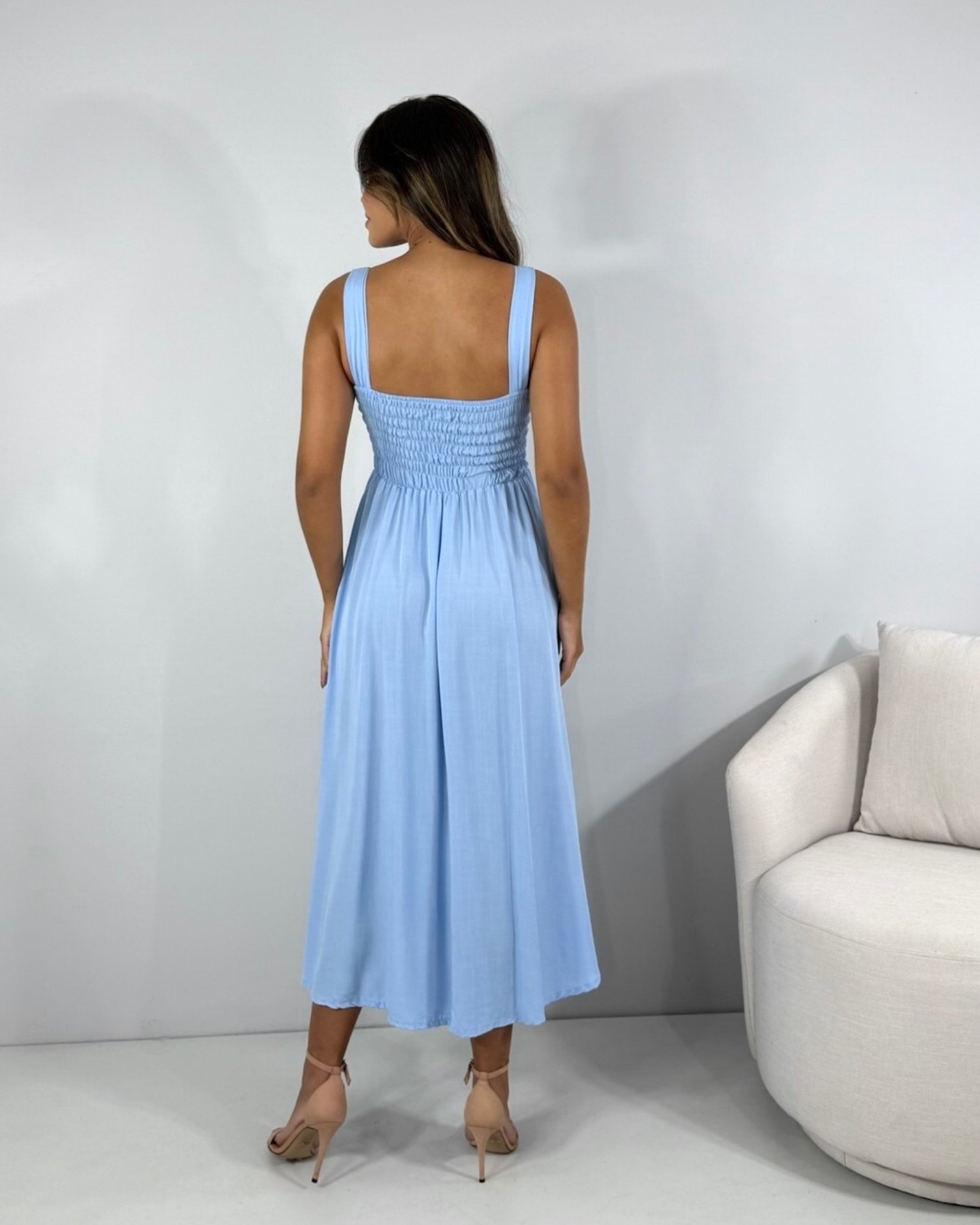 Vestido Samanta - Azul Serenity - Image 5
