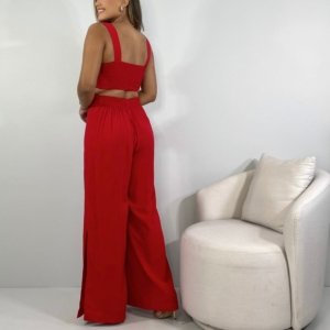 Macacão Maíra - Vermelho - Image 2