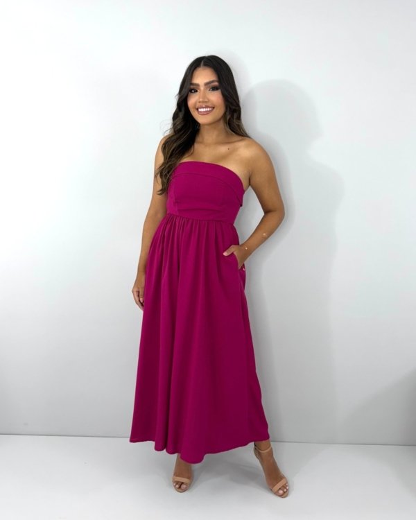 Vestido Perla - Cereja