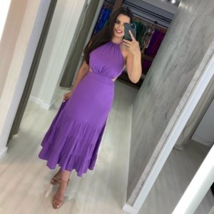 Vestido Estefane - Lilás - Image 1