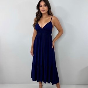 Vestido Beatriz - Azul Marinho - Image 3