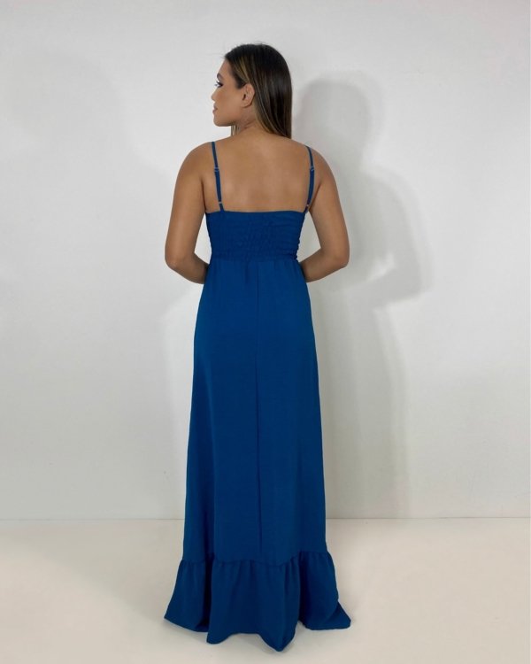Vestido Amelie - Azul Petróleo
