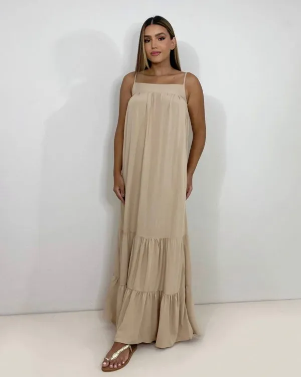 Vestido Márcia - Nude