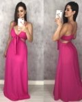 Vestido Natália – Rosa Chiclete
