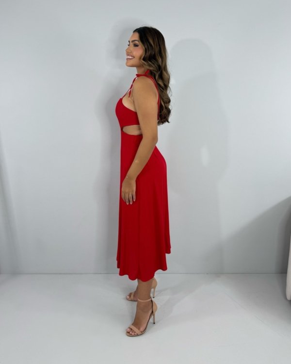 Vestido Amarilis - Vermelho