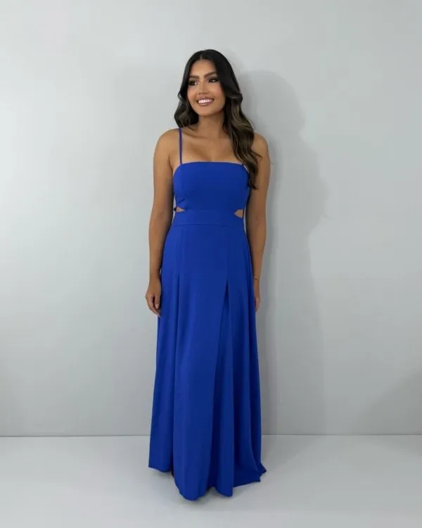 Vestido Babi - Azul Royal