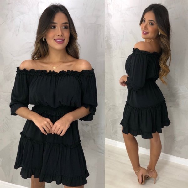 Vestido Jordana - Preto