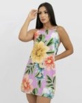 Vestido Pauline – Floral Exclusivo Lilás