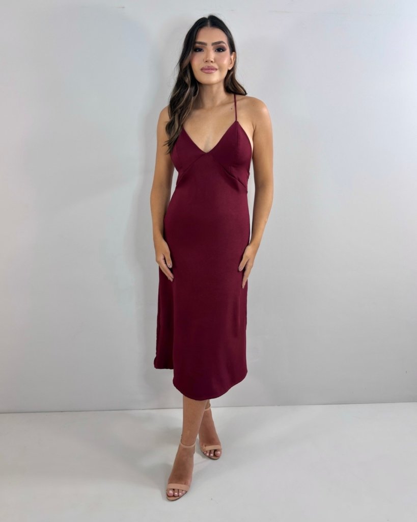 Vestido Ayra - Marsala