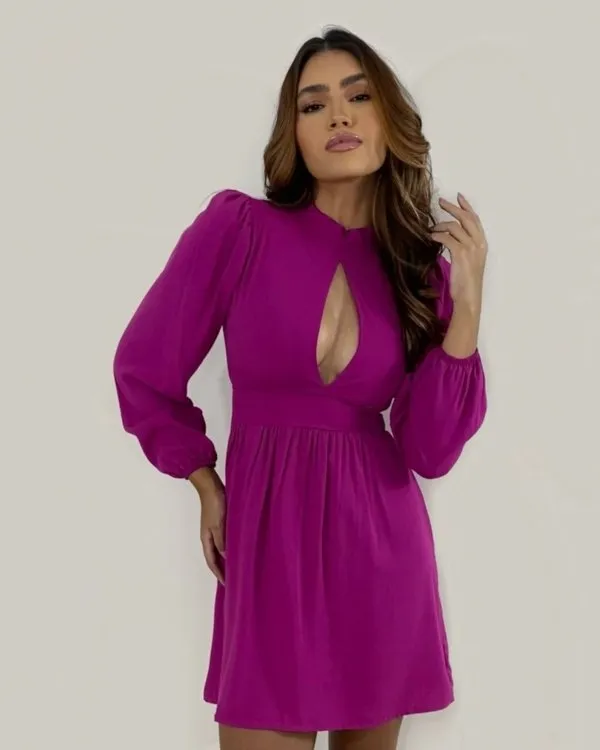 Vestido Mayara - Fúcsia