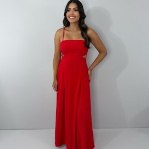 Vestido Babi - Vermelho - Image 1