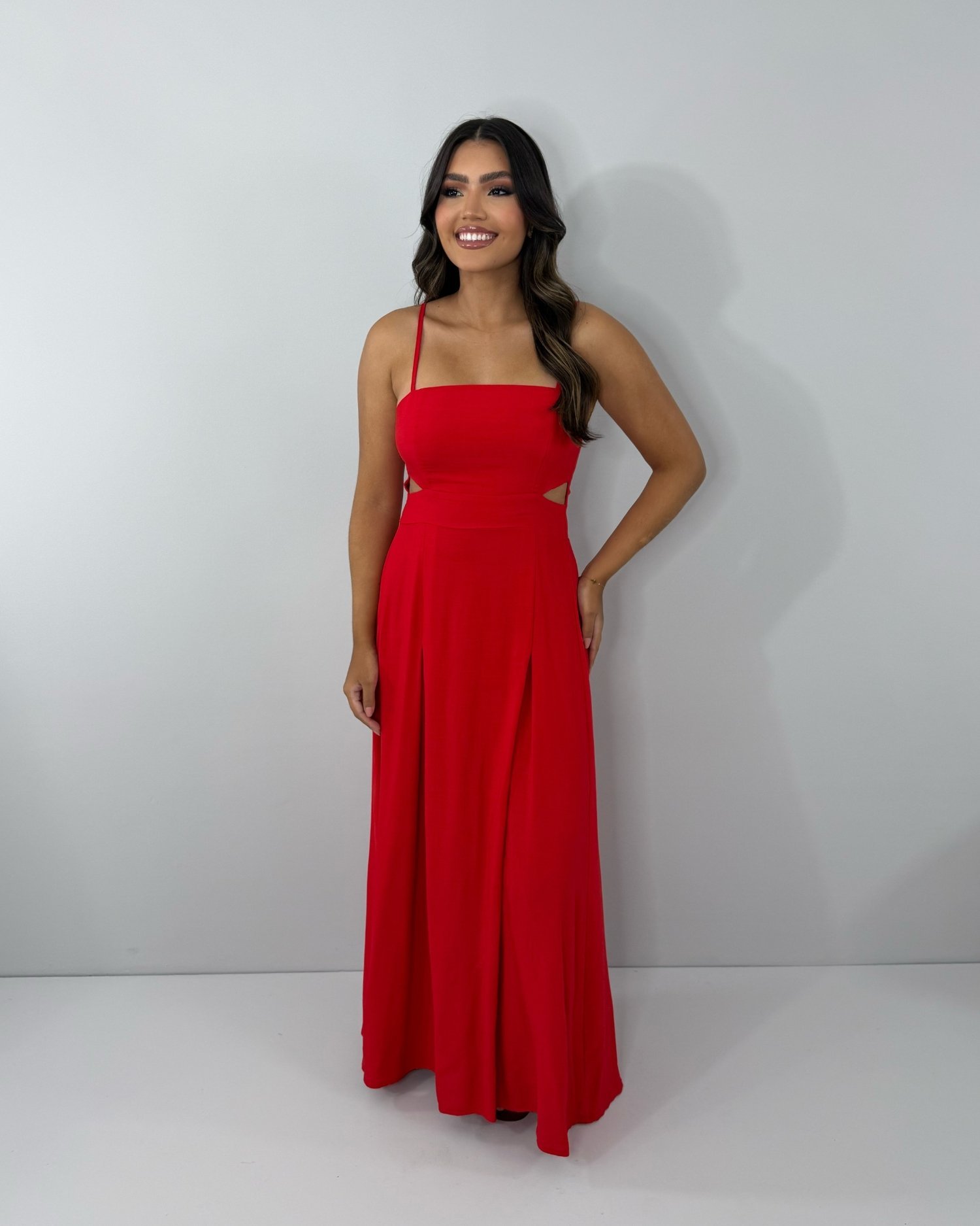 Vestido Babi - Vermelho - Image 1