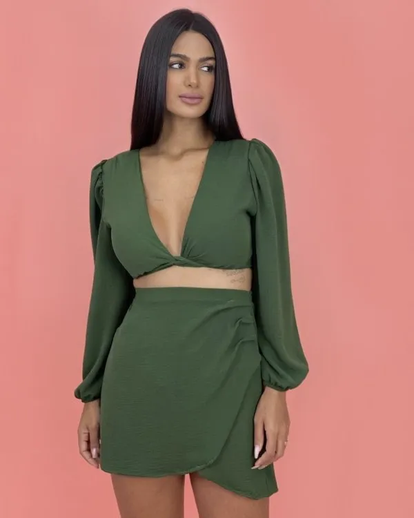 Saia Simone - Verde Militar