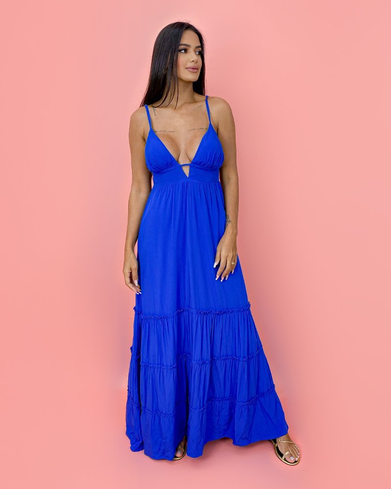 Vestido Raquel - Azul Royal - Image 3