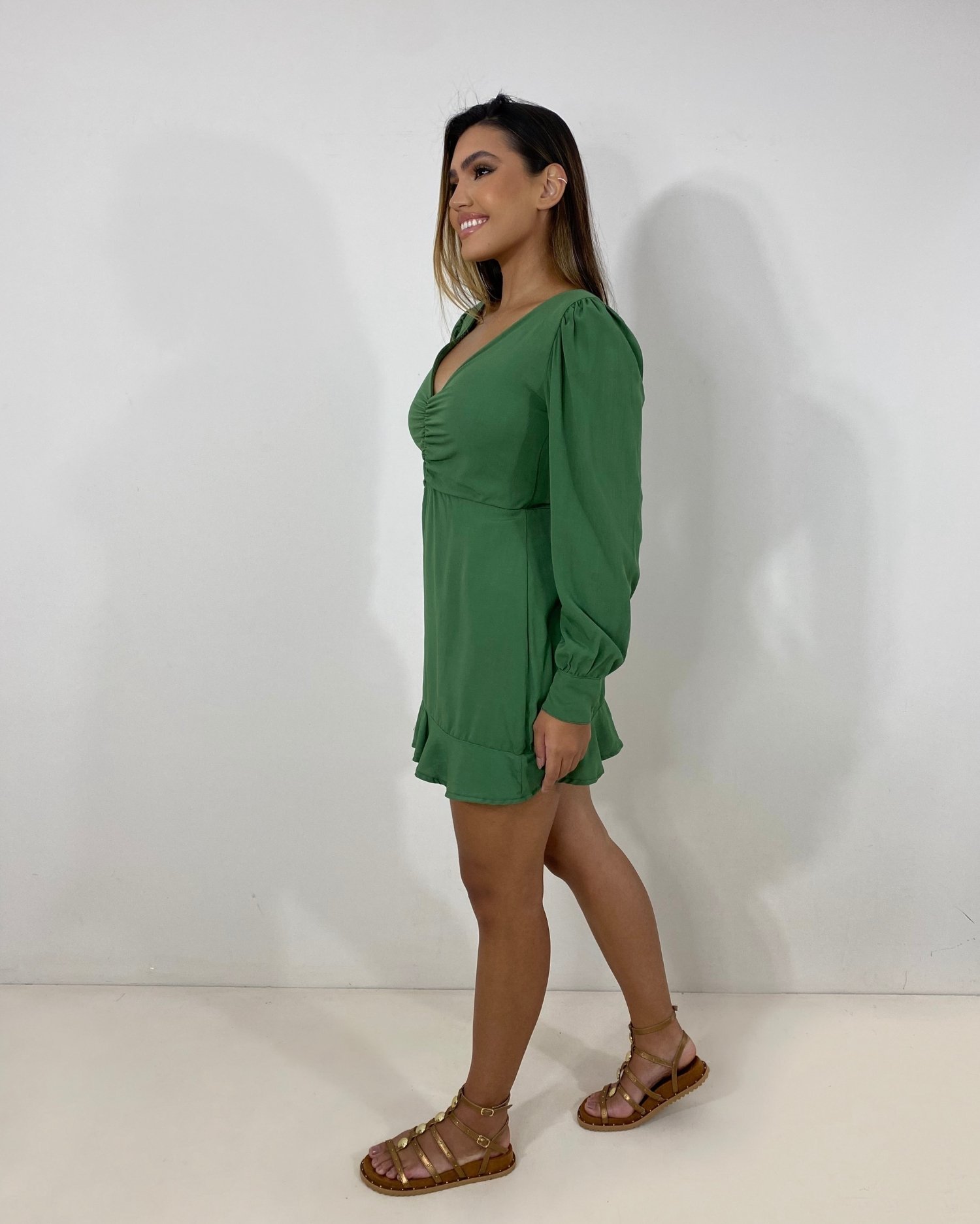 Macaquinho Tamires - Verde Militar - Image 7