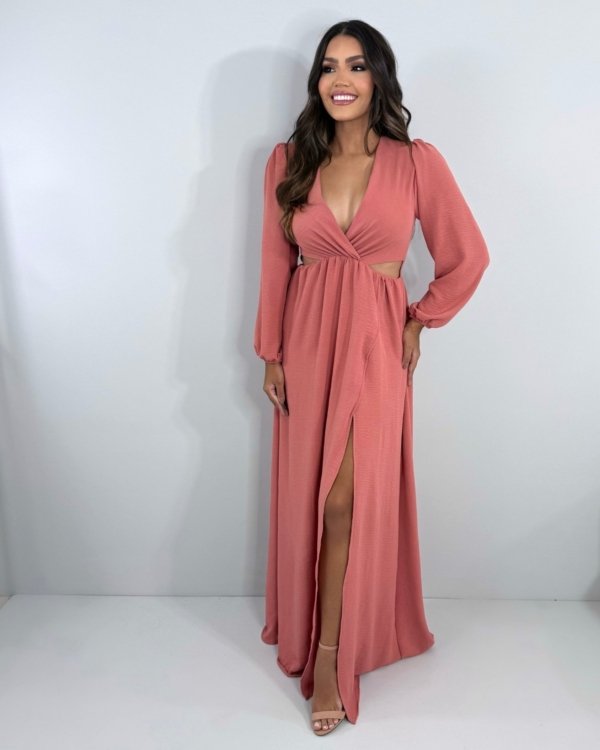 Vestido Magda - Rosê