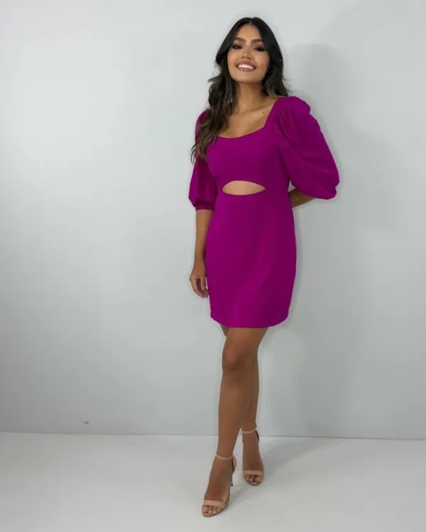 Vestido Yuna - Fúcsia