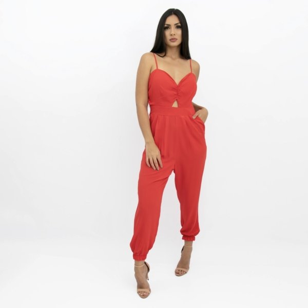 Macacão Cristina - Vermelho