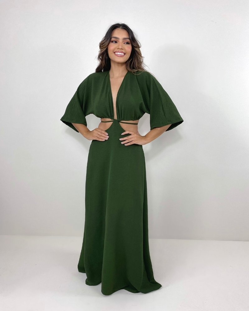 Vestido Cibele - Verde Militar - Image 7