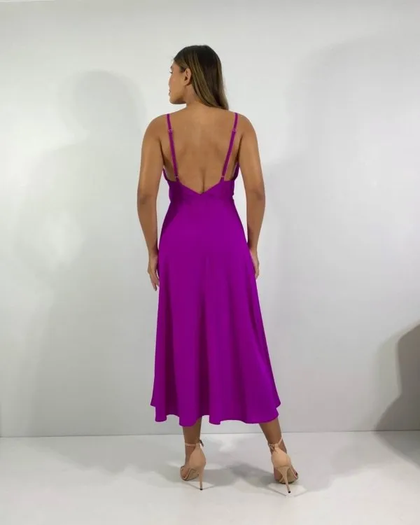 Vestido Felícia - Fúcsia