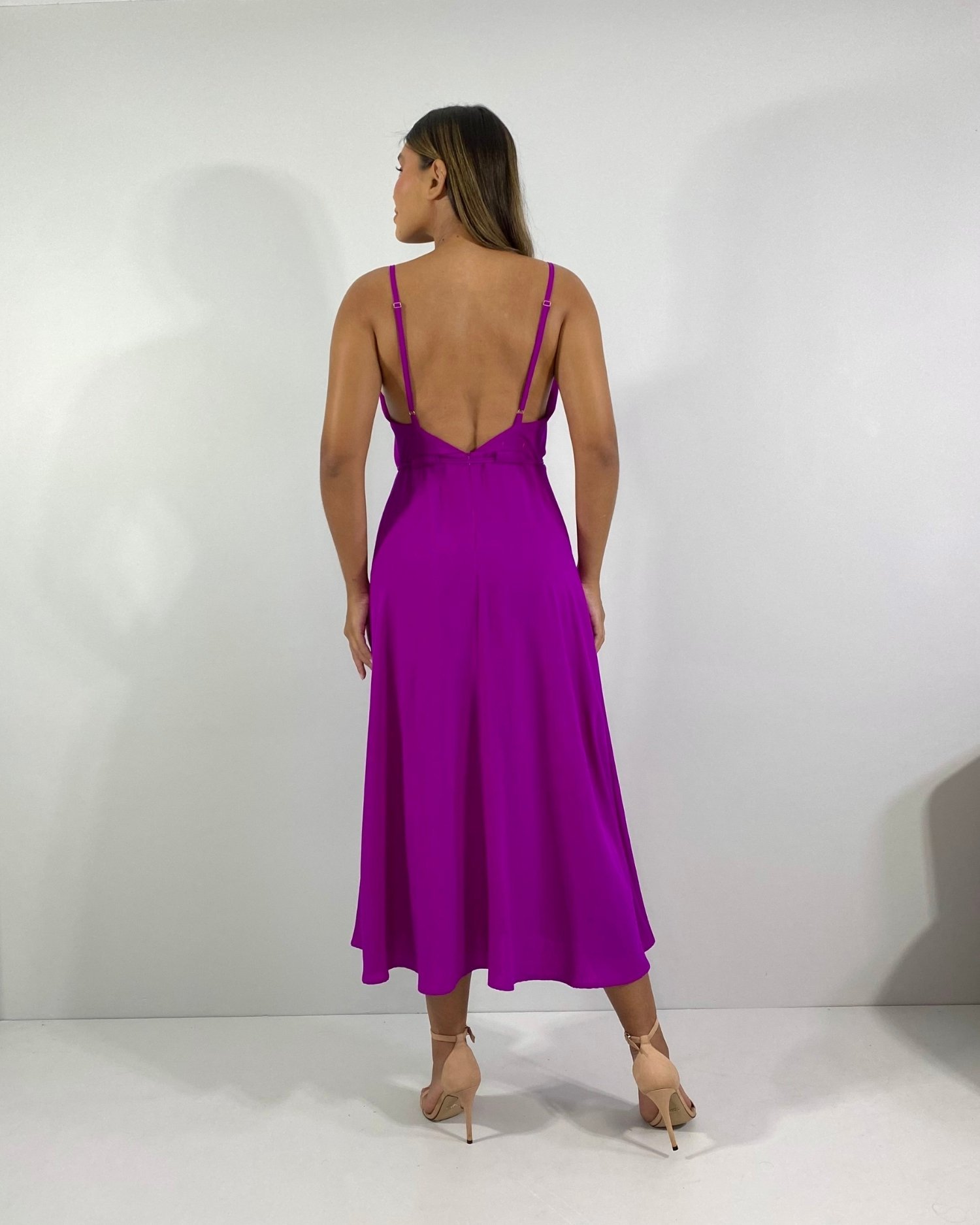 Vestido Felícia - Fúcsia - Image 3