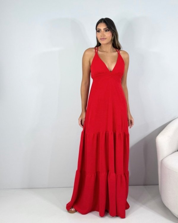 Vestido Noely - Vermelho