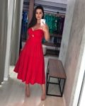 Vestido Jéssica Midi – Vermelho