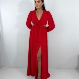 Vestido Magda - Vermelho - Image 3