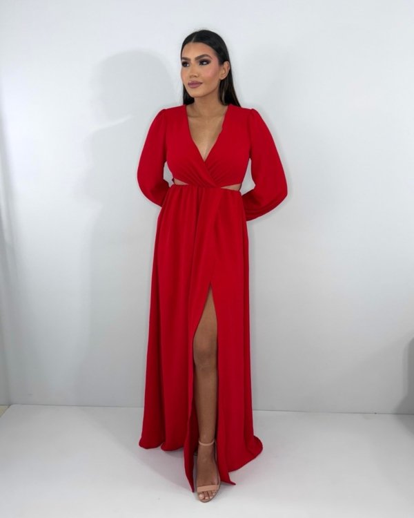 Vestido Magda - Vermelho