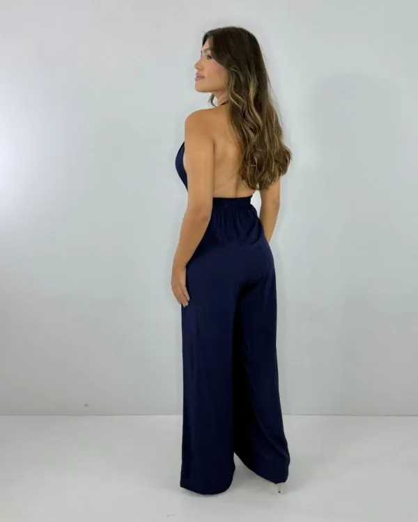 Macacão Carla - Azul Marinho
