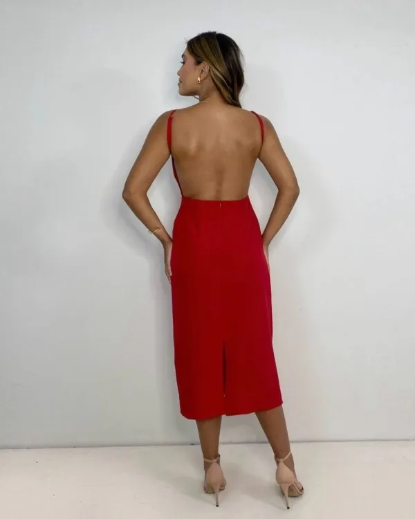Vestido Alexa - Vermelho