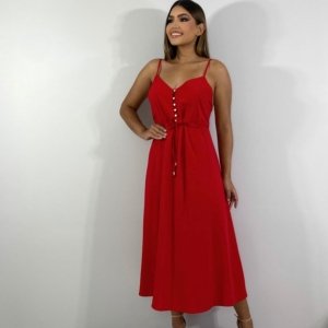 Vestido Felícia - Vermelho - Image 4