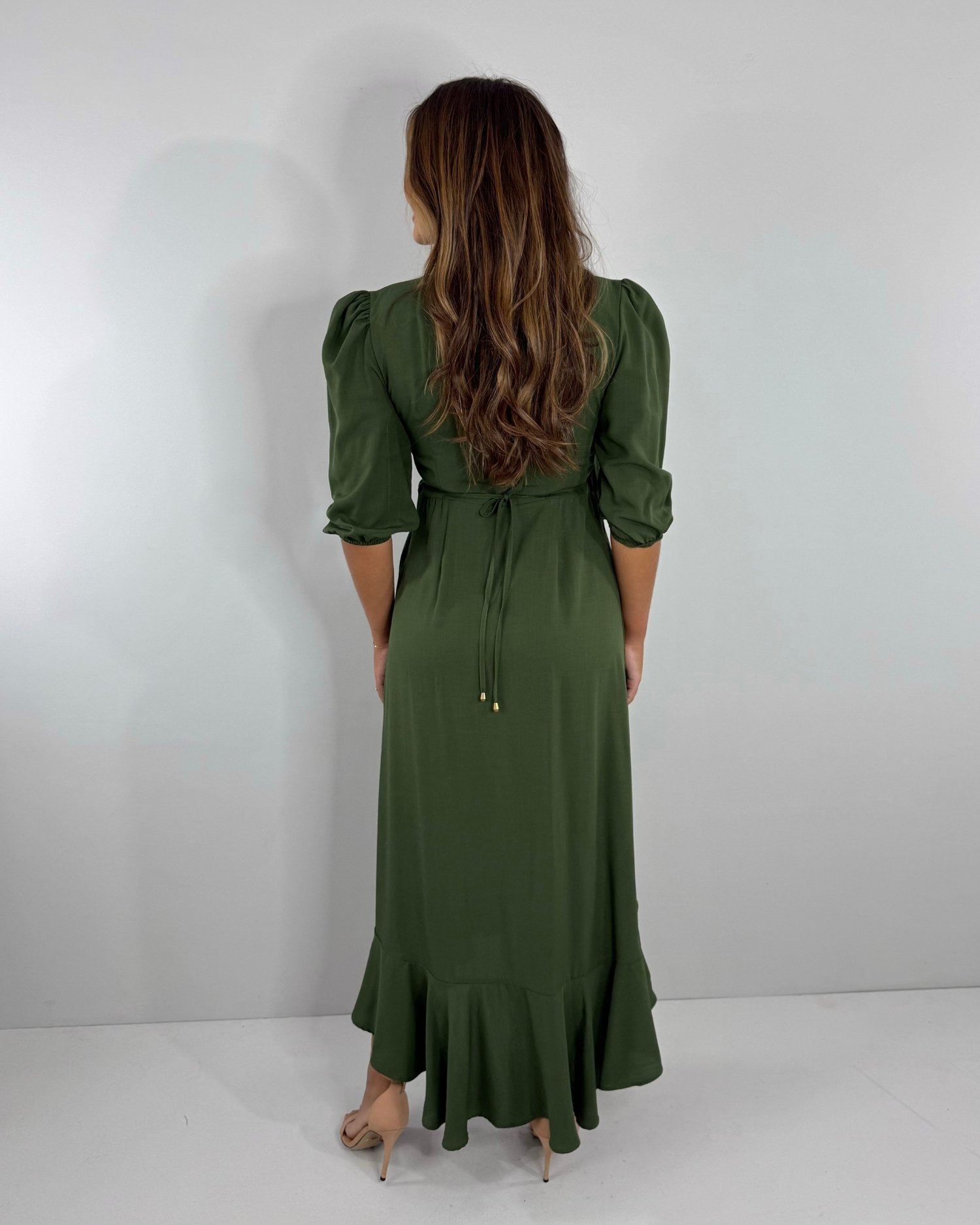Vestido Berenice - Verde Militar - Image 5