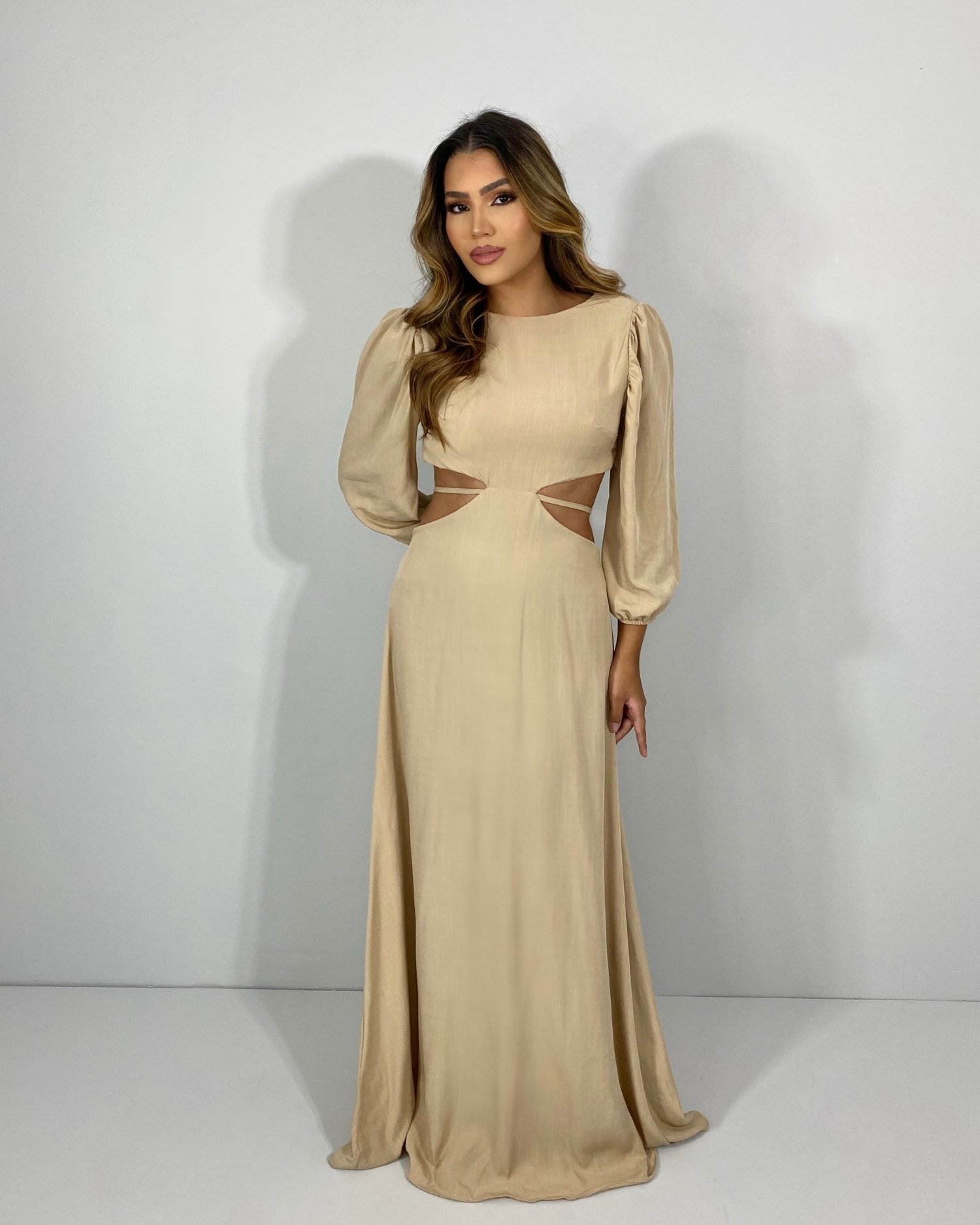 Vestido Giza - Nude - Image 1