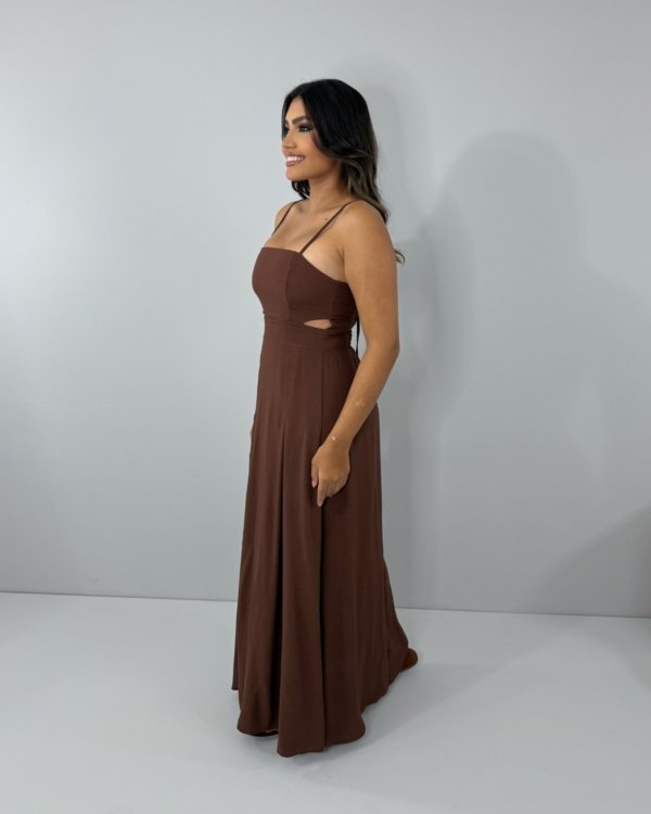 Vestido Babi - Marrom